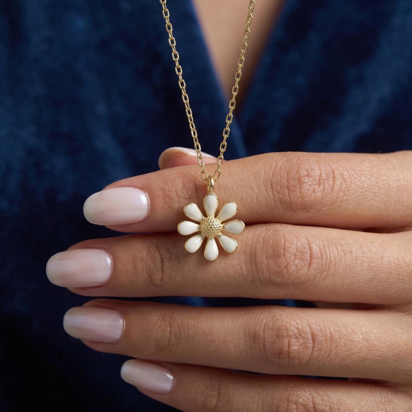 Daisy Necklaces for Women | Christmas Gift for Her | 925 Sterling Silver Pendant